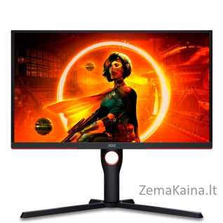 AOC G3 25G3ZM/BK kompiuterio monitorius 62,2 cm (24.5") 1920 x 1080 pikseliai „Full HD“ Juoda, Raudona