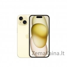 Apple iPhone 15 15.5 cm (6.1") Dual SIM iOS 17 5G USB Type-C 128 GB Yellow