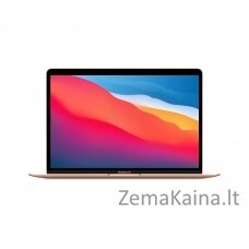 Apple MacBook Air MGND3ZE/A 33,8 cm (13.3") 2560 x 1600 pikseliai Apple M 8 GB 256 GB SSD Wi-Fi 6 (802.11ax) macOS Big Sur Auksas