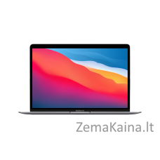 Apple MacBook Air Knyginis kompiuteris 33,8 cm (13.3") 2560 x 1600 pikseliai Apple M 8 GB 256 GB SSD Wi-Fi 6 (802.11ax) macOS Big Sur Pilka
