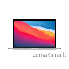 Apple MacBook Air Knyginis kompiuteris 33,8 cm (13.3") 2560 x 1600 pikseliai Apple M 8 GB 256 GB SSD Wi-Fi 6 (802.11ax) macOS Big Sur Sidabras