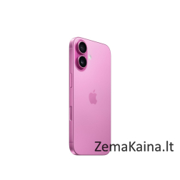 Apple iPhone 16 15,5 cm (6.1") Dviguba SIM jungtis iOS 18 5G C tipo USB 256 GB Rožinė
