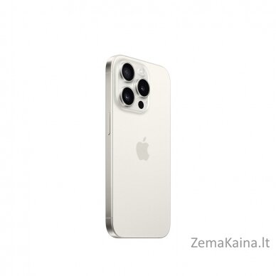 Apple iPhone 15 Pro 15,5 cm (6.1") Dviguba SIM jungtis iOS 17 5G C tipo USB 256 GB Titanas, Balta 1