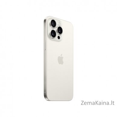 Apple iPhone 15 Pro Max 17 cm (6.7") Dviguba SIM jungtis iOS 17 5G C tipo USB 512 GB Titanas, Balta 1