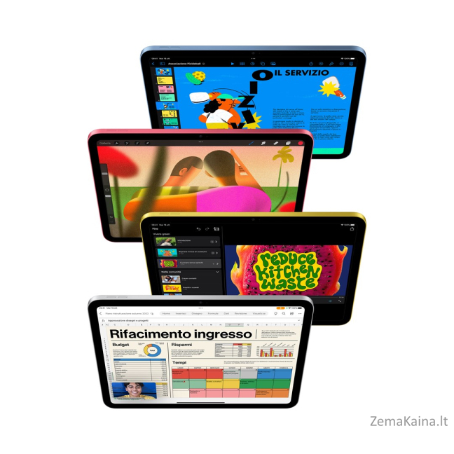 Apple iPad 64 GB 27.7 cm (10.9") Wi-Fi 6 (802.11ax) iPadOS 18 Blue 2