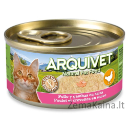 ARQUIVET kurczak w sosie z krewetkami 80g