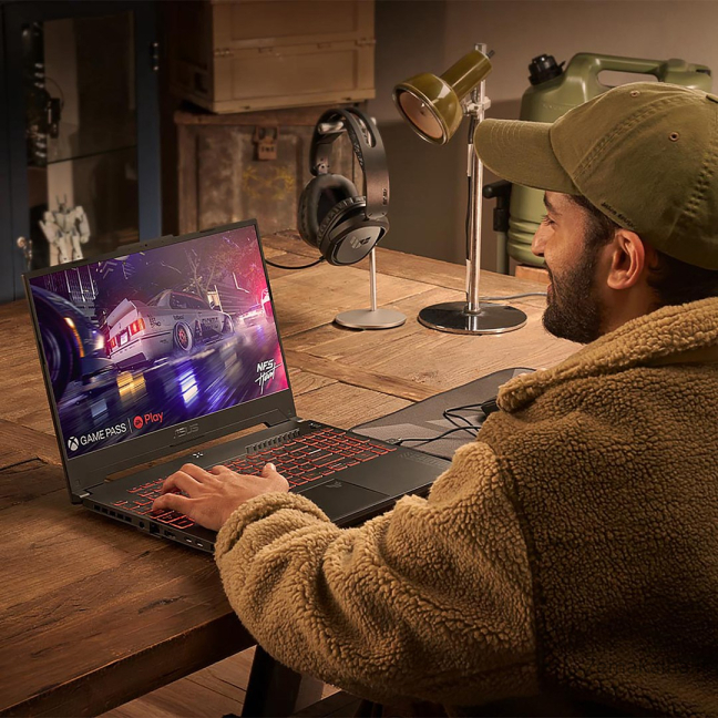 ASUS TUF Gaming A16 FA607NU-R5085W Ryzen 5 7535HS 16.0" FHD+ 144Hz Value IPS-level 300nits AG 8GB DDR5 SSD512 GeForce RTX 4050 6GB LAN WLAN+BT Cam720p 56Wh Win11 Mecha Gray 4