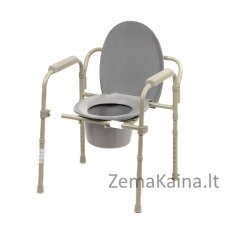 Aukščio sulankstoma tualeto kėdė