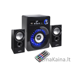 Audiocore AC910 garso kolonėlių komplektas 10 W PC / nešiojamieji kompiuteriai Juoda Bluetooth