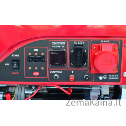 AWTOOLS Benzino generatorius 7,5 kW 230/400 V BLACK LINE