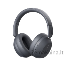 Baseus Bass 35 Max Ausinės Vielinis ir Bevielis Su lankeliu Muzika C tipo USB Bluetooth Rusvai Pilka