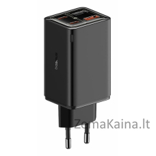 Baseus GaN6 Pro Universalus Juoda AC Spartusis įkrovimas Vidaus