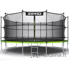 Batutas Zipro Jump Pro 16FT 496cm vidiniu tinkleliu + NEMOKAMAS batų krepšys