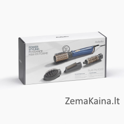 BaByliss AS965E plaukų formavimo šukos Karšto oro šepetys Šiltas Auksas, Žalsvai mėlyna 1000 W 2,5 m