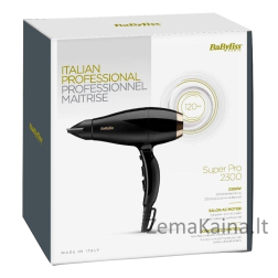 BaByliss Super Pro 2300 Juoda, Auksas 2300 W