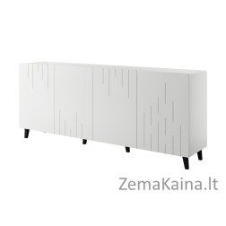 BARI komoda 200x42x82 balta matinė