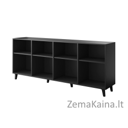 BARI komoda 200x42x82 juoda matinė