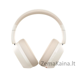 Baseus Bass 35 Max Ausinės Vielinis ir Bevielis Su lankeliu Muzika C tipo USB Bluetooth Rusvai gelsvas