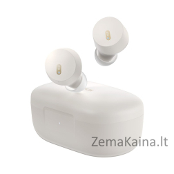 Baseus Bowie E18 Laisvų rankų įranga True Wireless Stereo (TWS) Įkišamos į ausį Skambučiai / muzika C tipo USB Bluetooth Balta