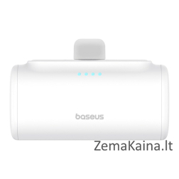 Baseus Compact P10068306213-00 Ličio jonų maitinimo bankas 5000 mAh Balta