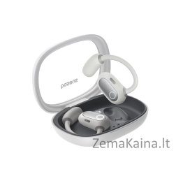 Baseus Eli Fit Open- Ear Zestaw Ausinės Belaidis ryšys / muzika USB Type-C Bluetooth Baltos spalvos