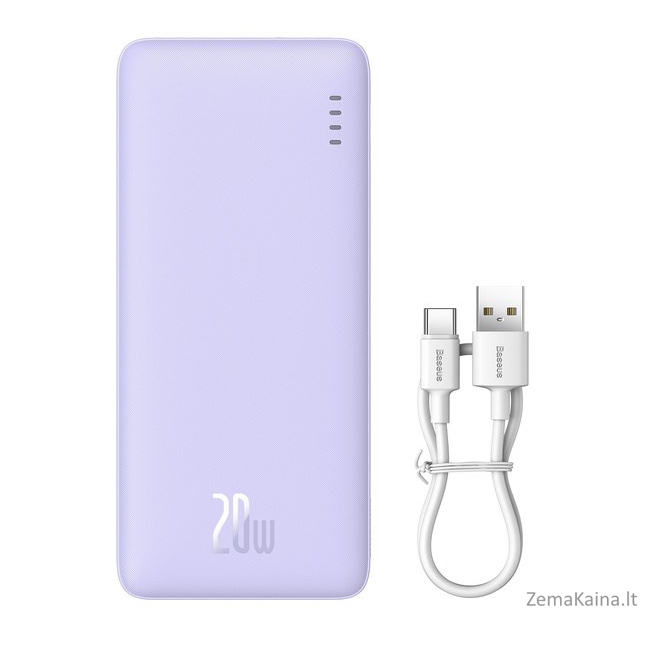 Baseus Airpow PPAP20K Ličio polimeras (LiPo) 20000 mAh Violetinė