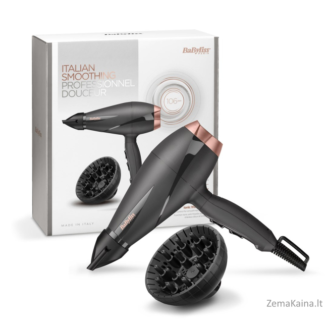 BaByliss 6709DE plaukų džiovintuvas Juoda, Rausvai auksinė 2100 W 5