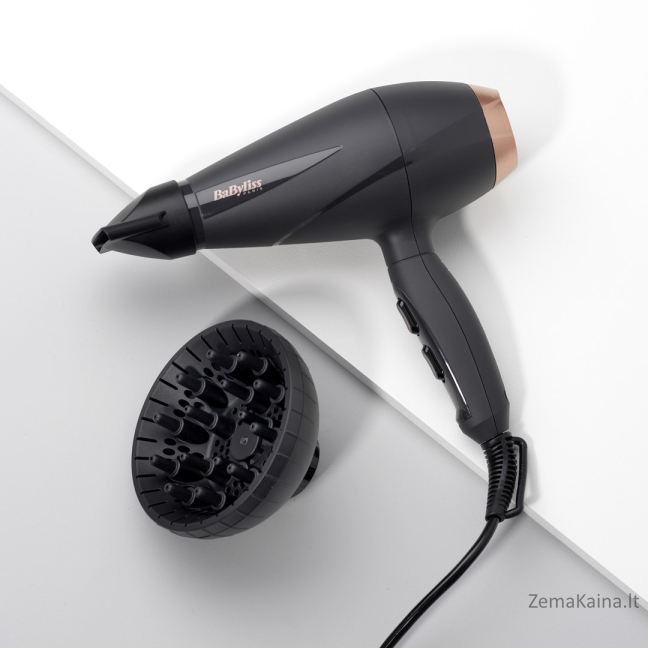 BaByliss 6709DE plaukų džiovintuvas Juoda, Rausvai auksinė 2100 W 6