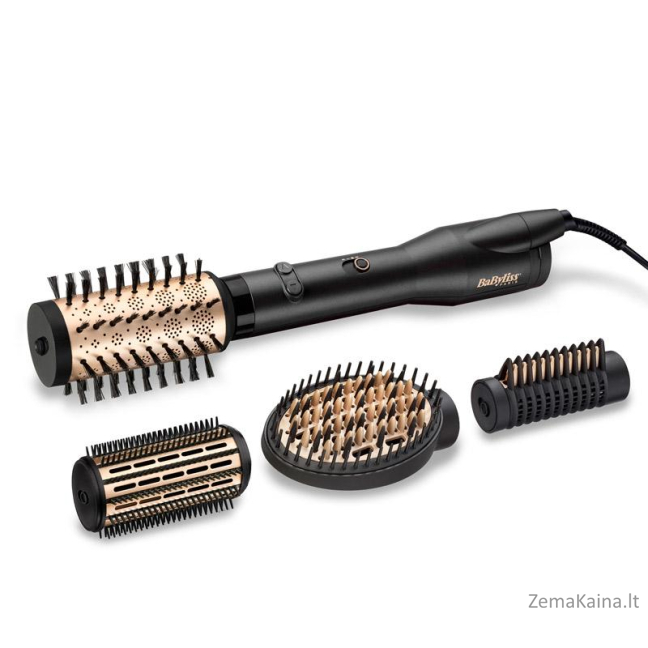 BaByliss AS970E plaukų formavimo šukos Plaukų modeliavimo rinkinys Šiltas Juoda 2,5 m 650 W