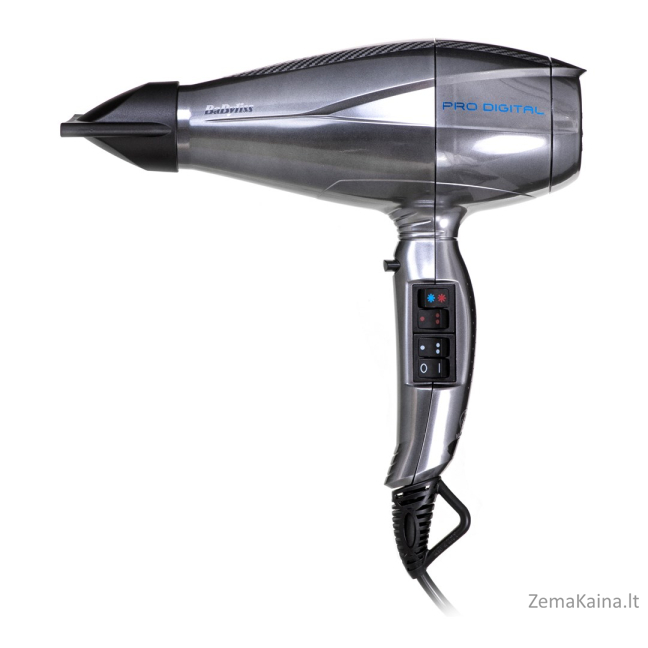 BaByliss Le Pro Digital Pilka, Sidabras 2200 W 4