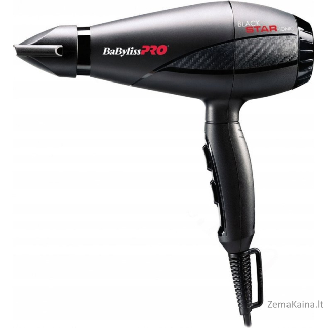 BaByliss Prof.plauku dziovintuvas BlackStar Ionic BAB6250IE džiovintuvas