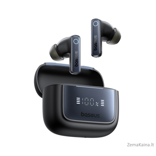 Baseus Bowie 35 TWS Bluetooth triukšmą slopinančios ausinės In-ear Jungiamumas / muzika luetooth Juoda