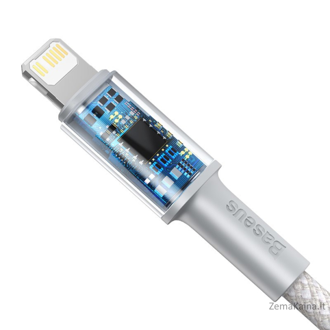 Baseus CATLGD-02 „Lightning“ kabelis 1 m Balta 3