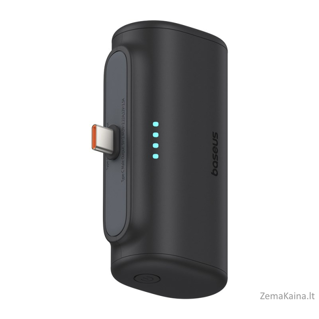 Baseus Compact P10068306113-00 Ličio jonų maitinimo bankas 5000 mAh juodas 1