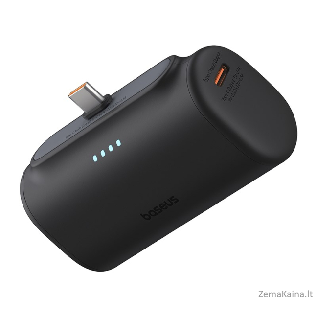 Baseus Compact P10068306113-00 Ličio jonų maitinimo bankas 5000 mAh juodas 5
