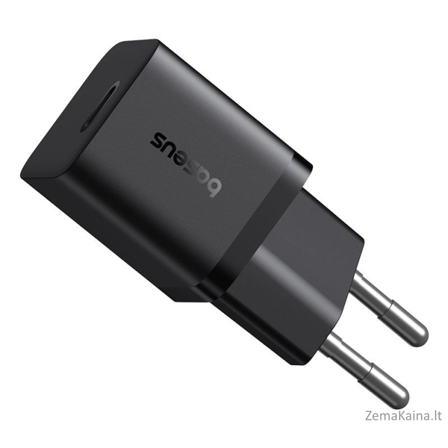 Baseus P10110909113-00 USB-C GaN5 mini 25 W tinklo įkroviklis Juodas 3