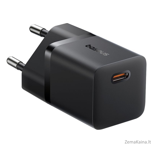 Baseus P10110909113-01 USB-C GaN5 mini 25 W tinklo įkroviklis Juodas 2