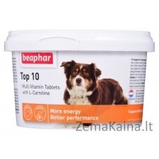 Beaphar multivitaminų tabletės su karnitinu šunims - 180 tablečių
