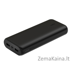 BELKIN POWERBANK 20K PD COMPCT USB-A/C 20W, BLACK