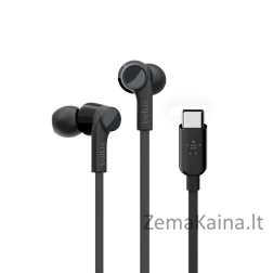 BELKIN WIRED EARBUDS WITH USB-C, BLACK