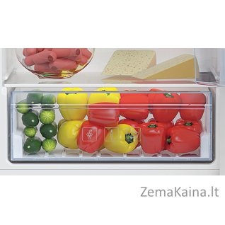 Beko BCSA285K4SN šaldytuvas-šaldiklis Įmontuoti 271 L E Balta
