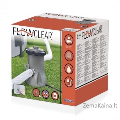 Bestway 58381 Flowclear 330gal Filter Pump 6