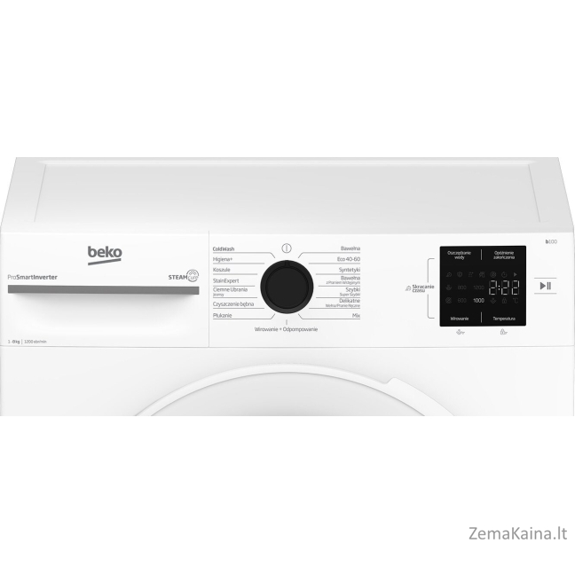 BEKO BM1WFU38225WW skalbyklė b100 8 kg 1200 aps/min „AquaWave White 1