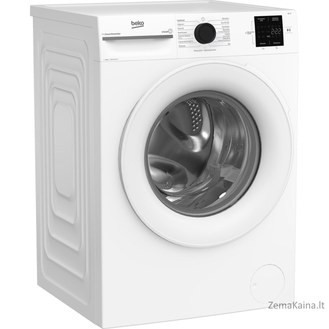 BEKO BM1WFU38225WW skalbyklė b100 8 kg 1200 aps/min „AquaWave White 3