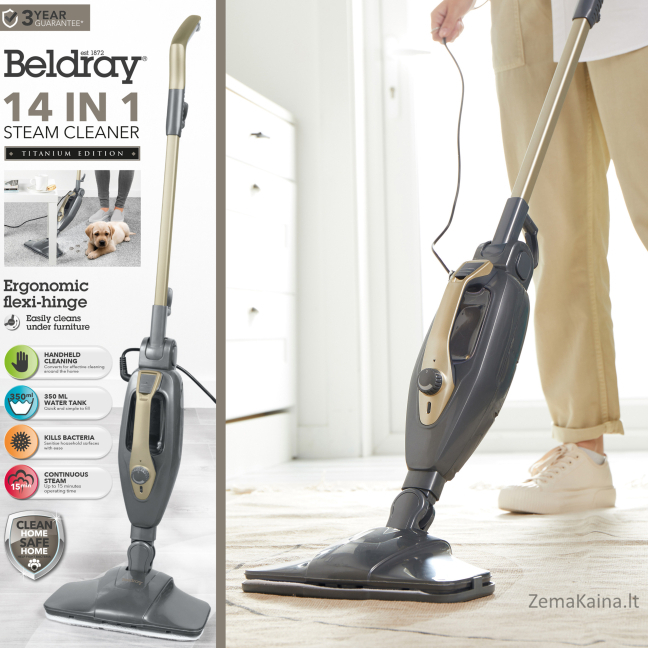 Beldray BEL01732TTVDE 14 in1 Steam Cleaner 2