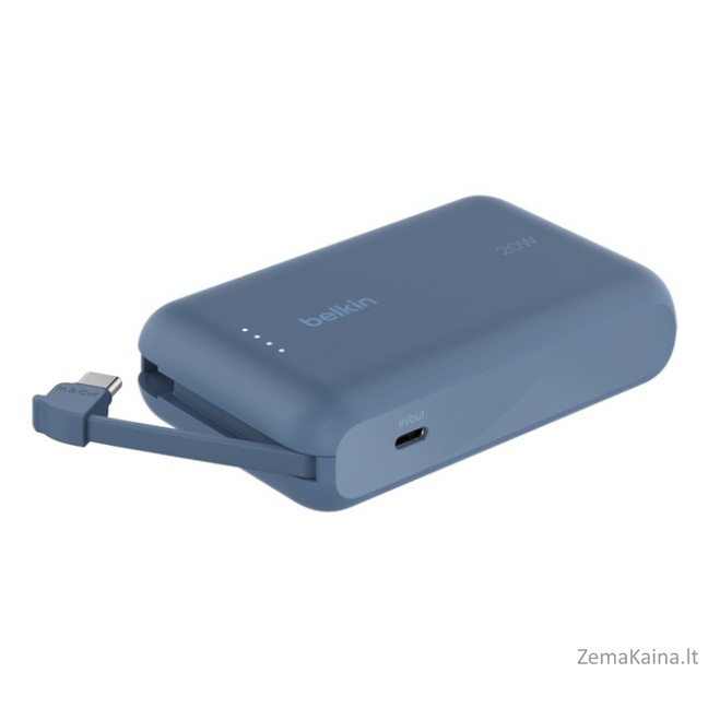 Belkin BPB021HQBL nešiojamasis įkroviklis 10000 mAh Mėlyna