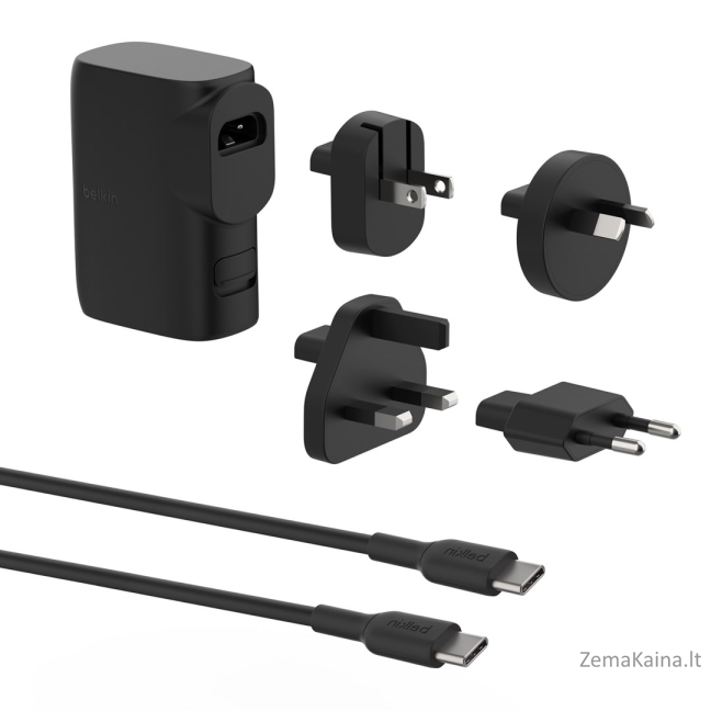 Belkin BPZ003bt1MBK-B6 Universalus Juoda AC Spartusis įkrovimas Vidaus