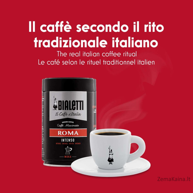 Bialetti Moka Express Moka pot Aliuminis, Juoda 4