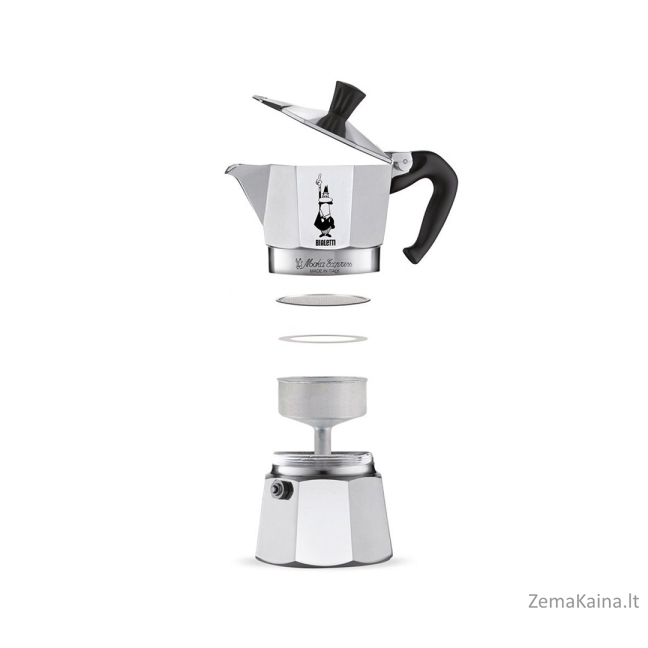 Bialetti Moka Express Moka pot Aliuminis, Juoda 8