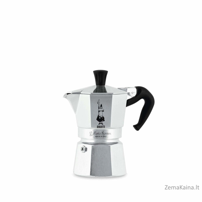 Bialetti Moka Express Moka pot Aliuminis, Juoda